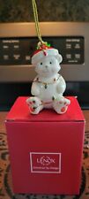 Lenox Very Merry Porcelain Bear with Christmas Lights Ornament 3.5” REPLACEMENT  picture
