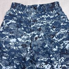 US Navy Pants Mens Small Blue Digicam Water Camo USN Trouser Cargo Military Work picture
