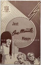 Just One Minute Please, Vintage 1941 Holy Devotional Booklet. picture