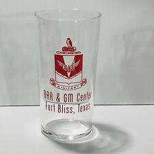 AAA & GM Center Fort Bliss, Texas Militant Drink Glass 5 1/4