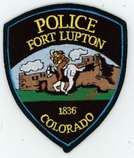 COLORADO CO FORT LUPTON POLICE NICE SHOULDER PATCH SHERIFF picture