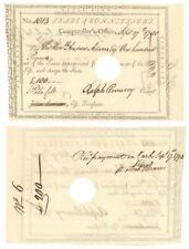Pay Order Issued to Andrew Adams and signed by Peter Colt and Ralph Pomeroy - Co picture