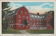c1930s Postcard Durham University of New Hampshire NH Scott Hall UNP 4688.4 picture