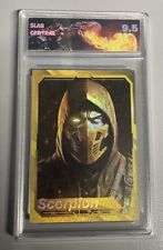Mortal Kombat Scorpion holographic Novelty card graded 9.5 Scc Grading picture