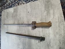 RARE Antique WWI Antique French M1886 Rifle Lebel Bayonet with Scabbard  picture