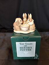 Vtg Beatrix Potter Scotland Figurine Flopsy, Mopsy  and Cotton Tail 1991 w Box picture