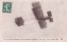 CPA 51 STREET AIR LOCOMOTION Captain FERBER on biplane NEIGHBOR to REIMS1909 picture