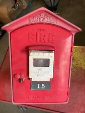 Vintage Gamewell fire call box alarm Gamewell Wall mount #15 picture