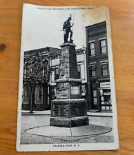 c1920's Painted Post Monument On Susquehanna Trail New York NY Vintage Postcard picture