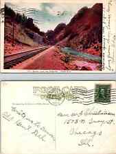 Boulder Creek Near Rollinsville Moffat Road Train Track Railroad Postcard CO picture