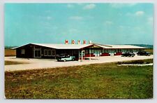 c1950s Roadside DUN-EL MOTEL~Kane County Dundee Illinois ILL VTG Postcard picture