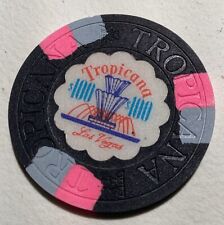 Tropicana $100 Casino Chip- Obsolete Water Fountain Logo- Excellent Condition picture