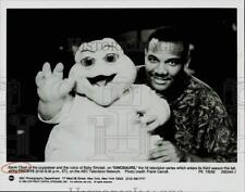 1992 Press Photo Kevin Clash, Puppeteer & Voice on 