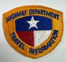 Texas Highway Department Travel Information TX Transportation Patch G2 picture