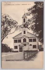 Lebanon New Hampshire, Congregational Church, Vintage Postcard picture