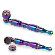 1 Pack Metal Smoking Pipe Tobacco Pipe All Metal Pipes with Lid picture