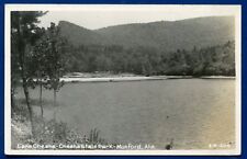 Munford Alabama al Lake Cheaha State Park Real Photo Postcard RPPC picture