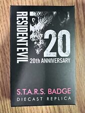 Raccoon Police Resident Evil RPD STARS Badge 20th Anniversary Nerd Block Excl picture