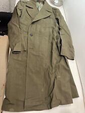 US Military Mens Long Overcoat Wool DLA100-78-C-0768 38R picture