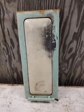 Antique Cast Iron Enamel Stove Door Mint Jade Jadite Green 20x8.5 Prim Decor picture