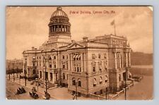 Kansas City MO-Missouri, Federal Building Vintage Souvenir Postcard picture