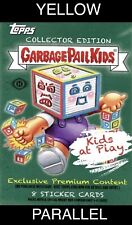 YELLOW PARALLEL 2024  Garbage Pail Kids at Play U pick Complete Your Set GPK picture