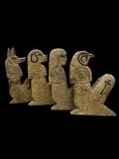 Ancient Egyptian Canopic Jars figures - Sons of Horus Figurines - God Horus sons picture