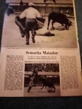 A3j Ephemera 1950s folded article senorita teresita espana  picture