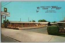 c1960s Chrome Postcard Chula Vista Center Travel Lodge California Motel picture