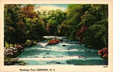 Landscape LEBANON New York Vintage Postcard picture