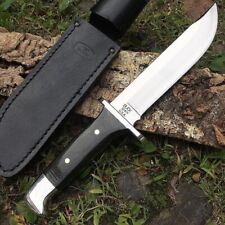 Buck Knives 124 Frontiersman Fixed Blade Knife Stainless Steel w/ Leather Sheath picture
