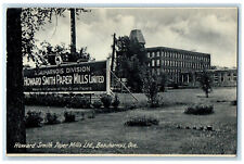 c1910 Howard Smith Paper Mills LTD Beauharnois Quebec Canada Unposted Postcard picture