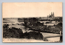 c1918 Soldier Mail Aerial View Postcard Loire Pont Bonaparte Lyon France picture