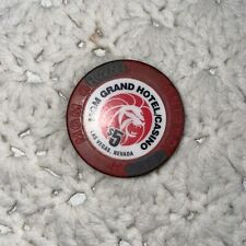 MGM Grand $5 Casino Chip Las Vegas NV Nevada - Large Inlay 1996 picture