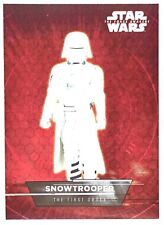 2015 Topps Star Wars: The Force Awakens SNOWTROOPER STICKER CARD #7/18 picture