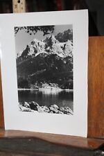 Antique Photo Garmisch Germany Karl Bayer Photohaus Zugspitze Lake Eibsee picture