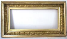 ANTIQUE  GREAT QUALITY GILT FRAME FOR PAINTING  17  X 7 1/2  INCH  (e-63) picture