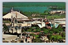 Orlando FL-Florida, Aerial View Walt Disney World, Souvenir Vintage Postcard picture