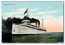 1913 Steamer Northland Steamship Detroit Michigan MI Unposted Vintage Postcard picture