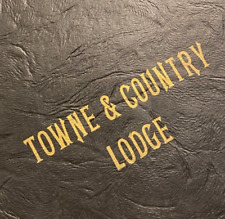 Vintage 1960s Towne & Country Lodge Restaurant Menu Fresno California picture