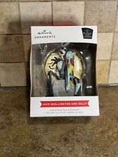 New Hallmark The Nightmare Before Christmas Ornament Jack Skellington and Sally picture