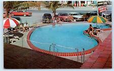 TREASURE ISLAND, St. Petersburg, FL ~ BUCCANEER RESORT 1957 Roadside Postcard picture