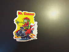 Mr. Gasser 57 Chevy Ed Roth Style Color Full Die Cut Quality Vinal Sticker picture