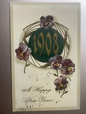 1908 Used Postcard “A Happy New Year” picture