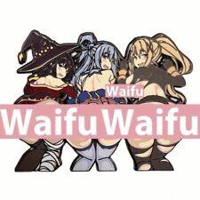 ADULT — Sexy Anime Girls Large Enamel Pin - Waifu Hentai Upskirt Naked Ladies picture