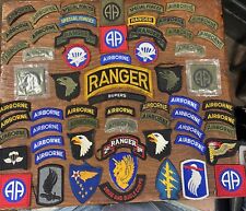 *US ARMY AIRBORNE PATCHES (LOT OF 62) (LOT #46)  picture