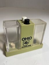 Salt & Pepper Shakers Vintage MCM Lucite Plastic One Unit OHIO Buckeye State A5* picture