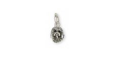 Tibetan Terrier Charm Jewelry Sterling Silver Handmade Dog Charm TTR1H-C picture