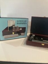 Gorham 5 Piece Gift Set In Wooden Box W/Flask picture