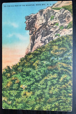 Vintage Postcard 1958 Old Man of the Mountains, Cannon Mnt., NH picture